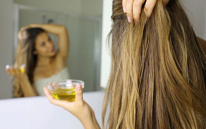 Hair strengthening oil